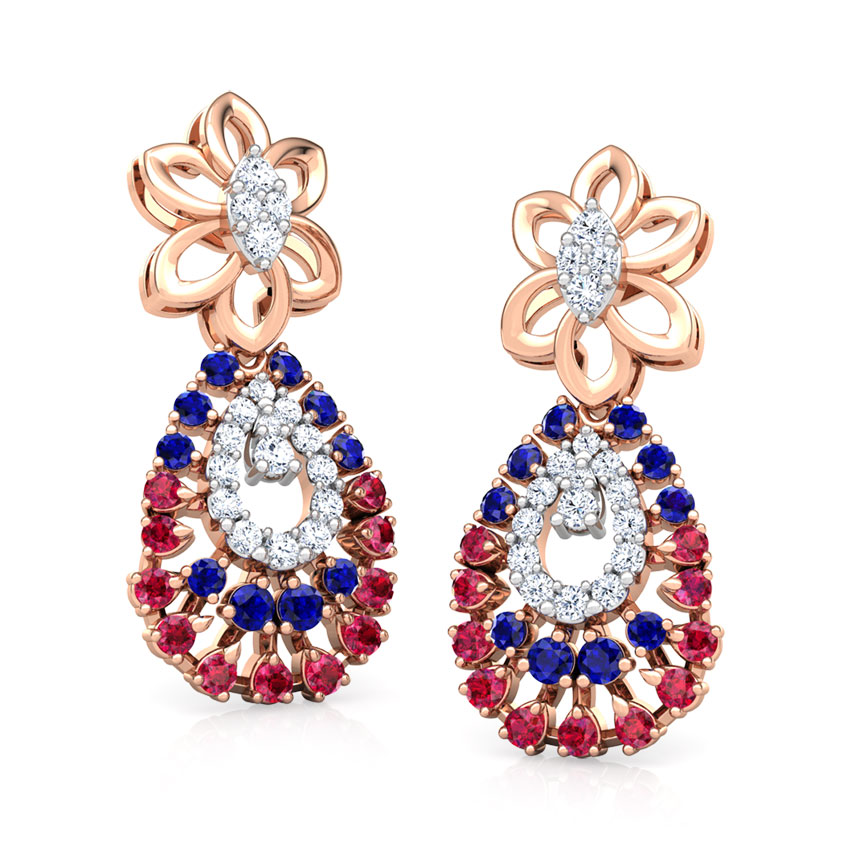 Navya Vibrant Drop Earrings