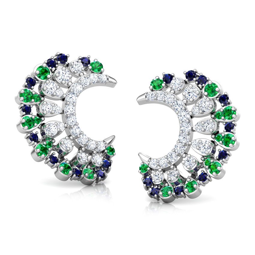 Anika Vibrant Gemstone Stud Earrings Anika Vibrant Gemstone Stud Earrings