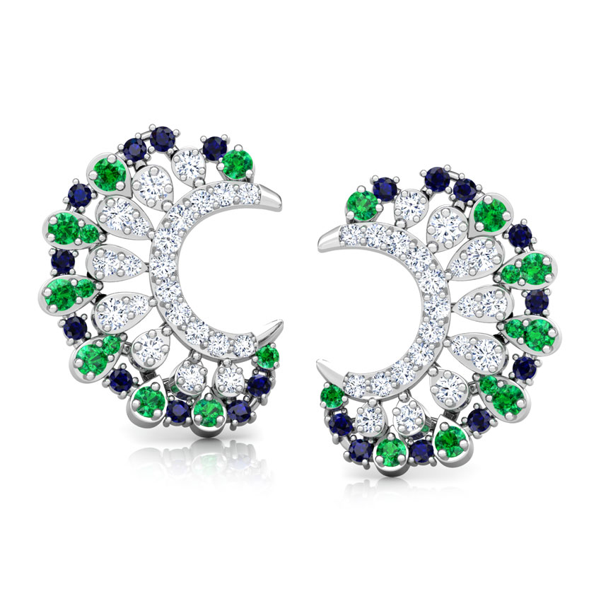 Anika Vibrant Gemstone Stud Earrings Anika Vibrant Gemstone Stud Earrings