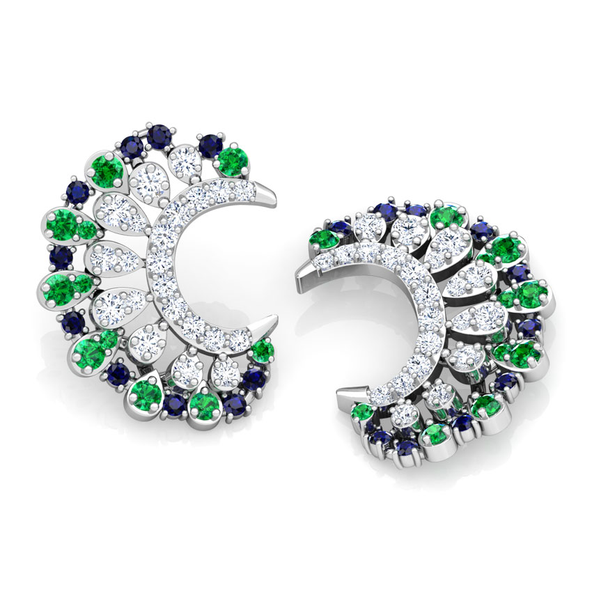 Anika Vibrant Gemstone Stud Earrings Anika Vibrant Gemstone Stud Earrings