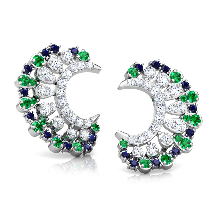 Anika Vibrant Gemstone Stud Earrings Anika Vibrant Gemstone Stud Earrings