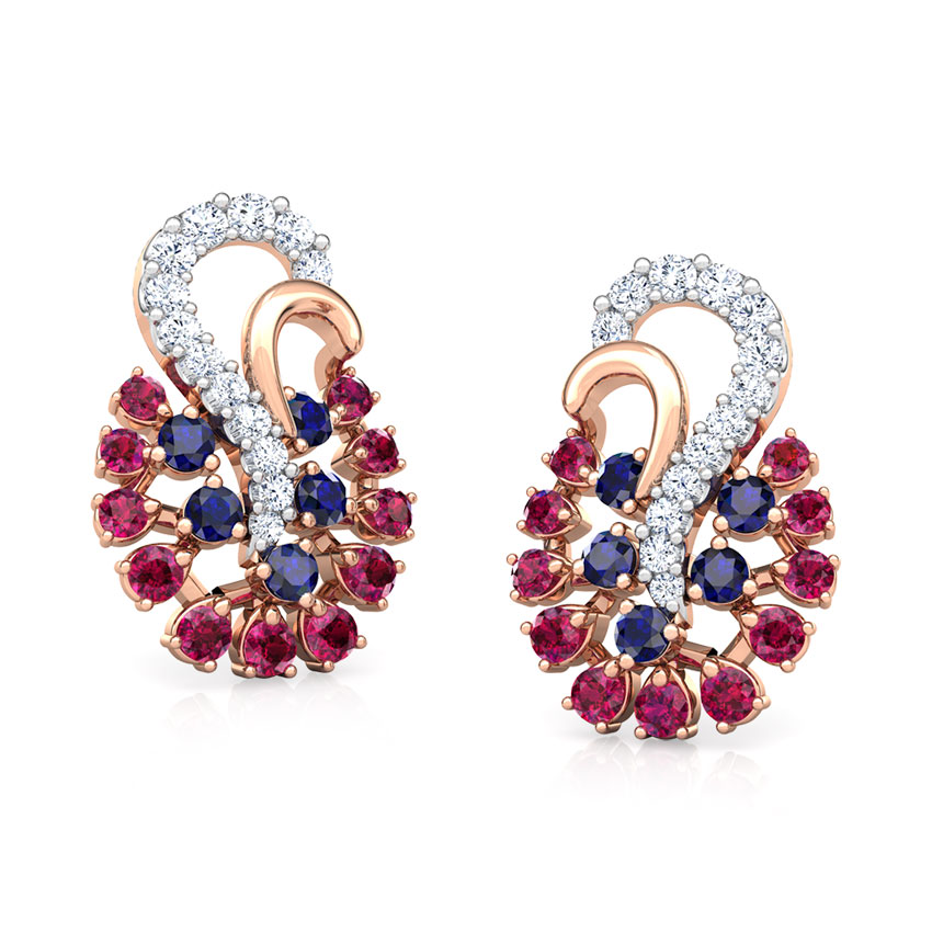 Mishti Vibrant Stud Earrings