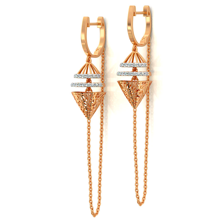 Apex Cutout Drop Earrings