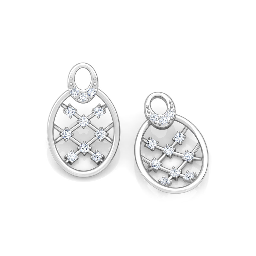 Lattice Diamond Stud Earrings Lattice Diamond Stud Earrings