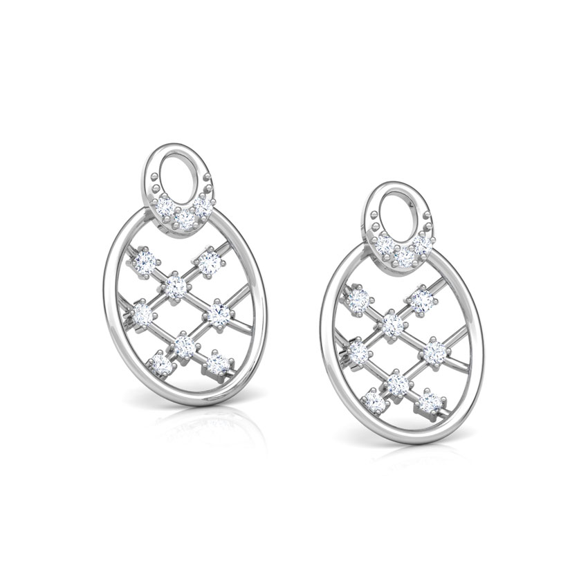 Lattice Diamond Stud Earrings Lattice Diamond Stud Earrings