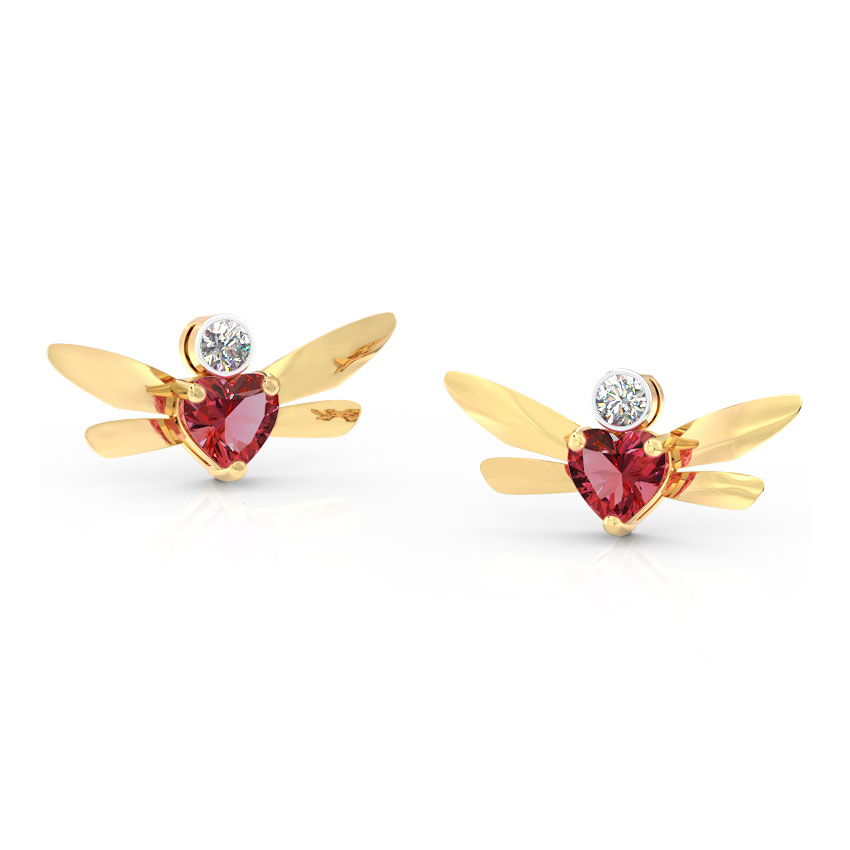 Hover Dragonfly Stud Earrings