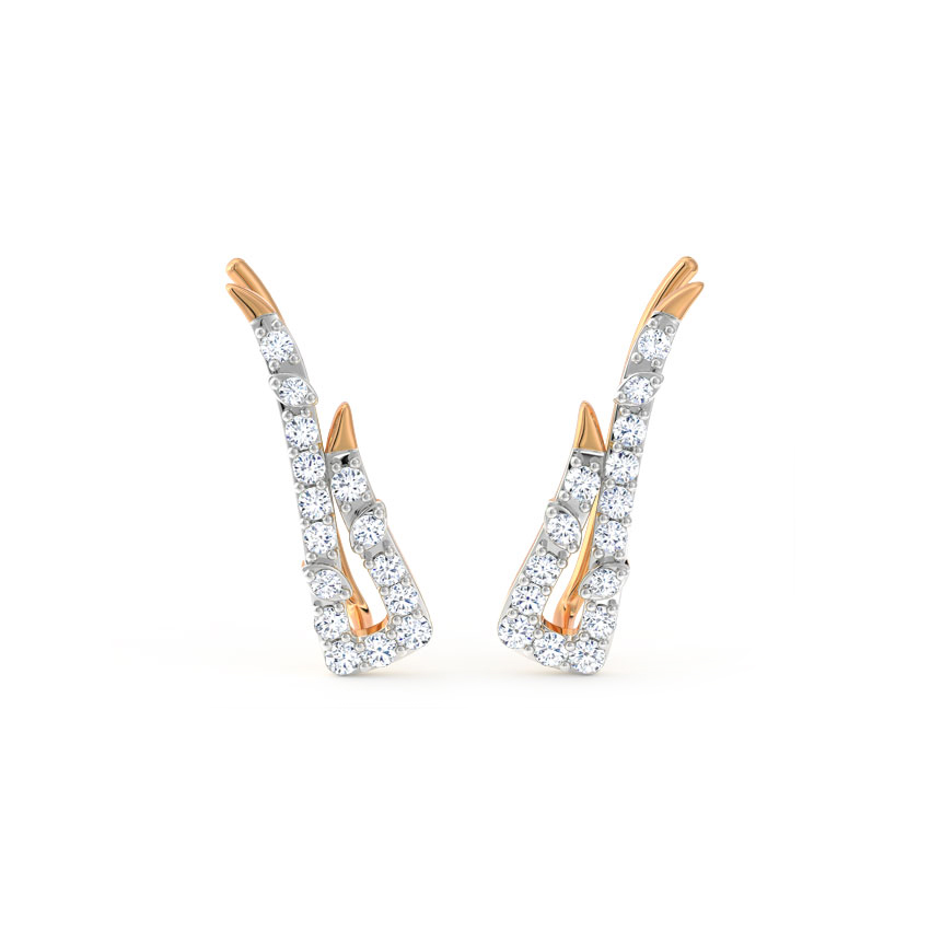 Trigon Diamond Ear Cuffs
