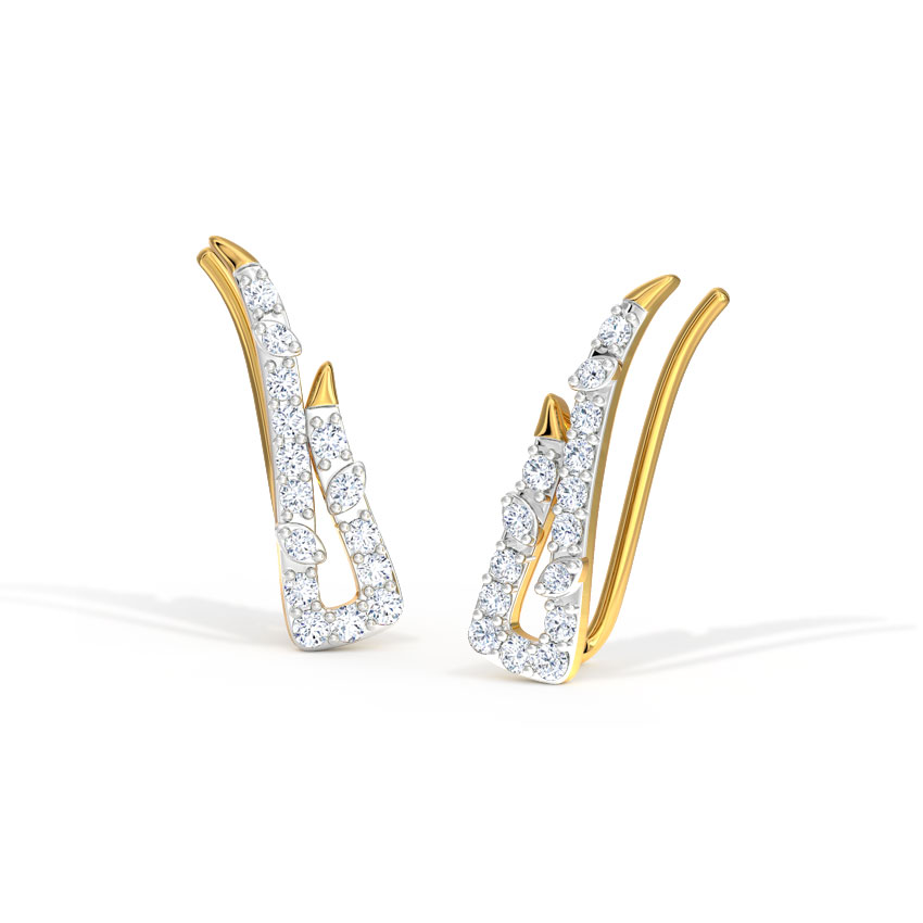 Trigon Diamond Ear Cuffs Trigon Diamond Ear Cuffs