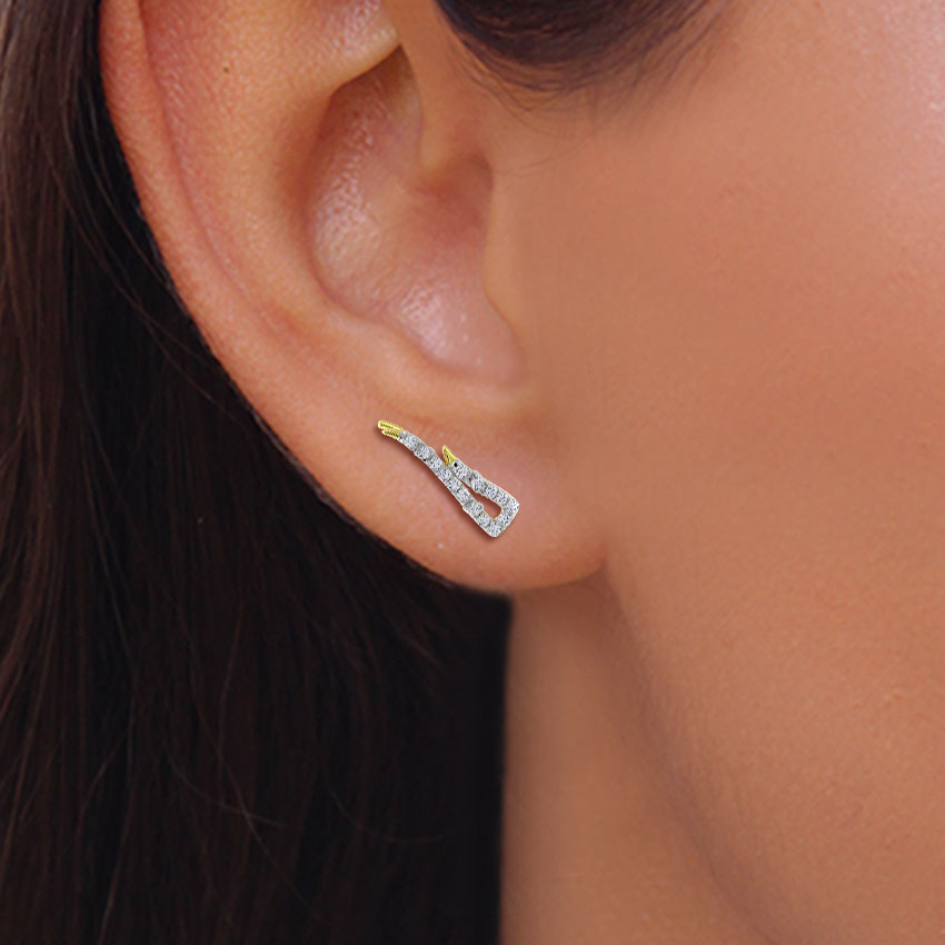 Trigon Diamond Ear Cuffs Trigon Diamond Ear Cuffs