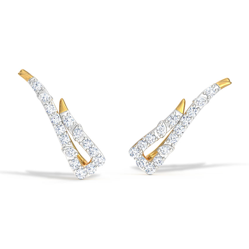 Trigon Diamond Ear Cuffs Trigon Diamond Ear Cuffs