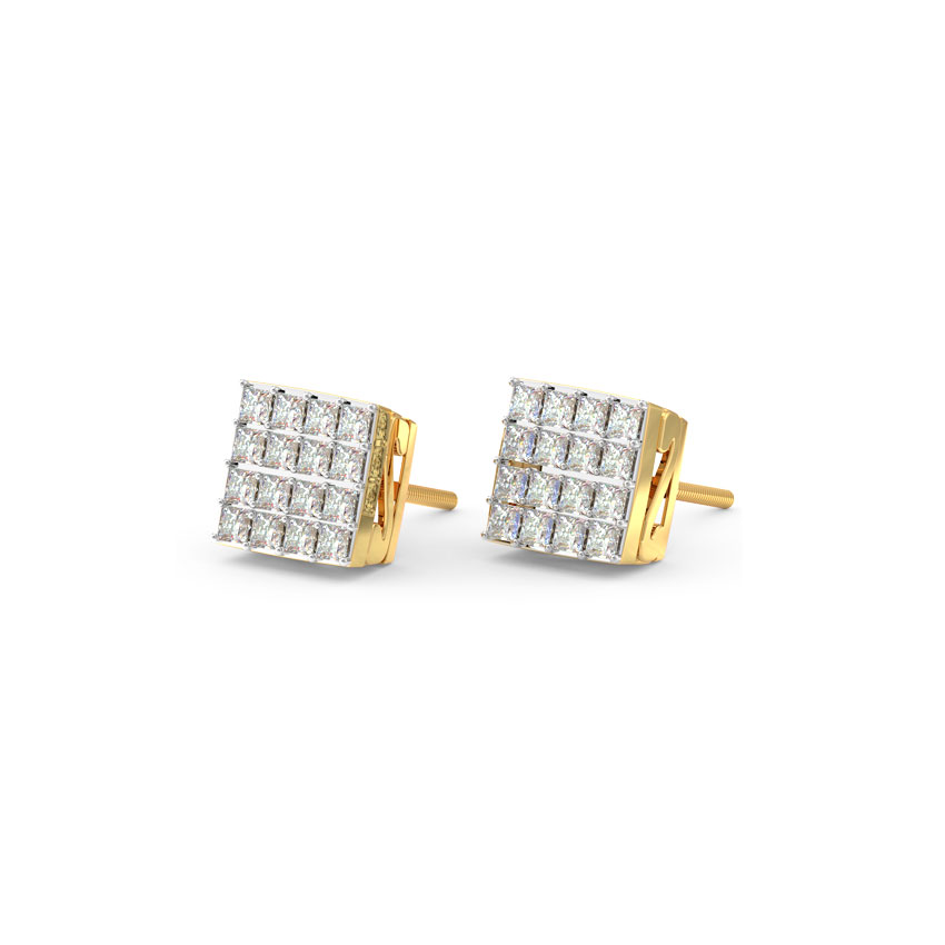 Minimalistic Quad Stud Earrings