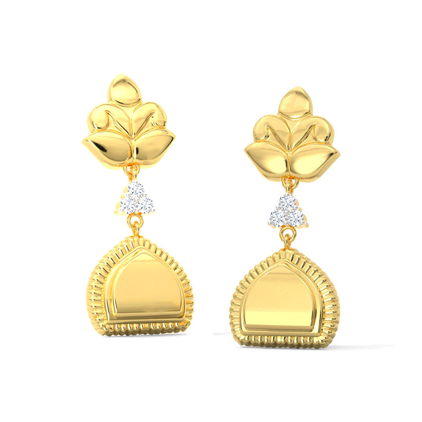 Gitali Floral Drop Earrings