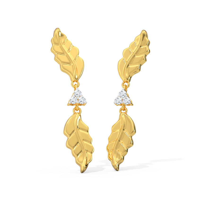 Kashvi Leaf Drop Earrings