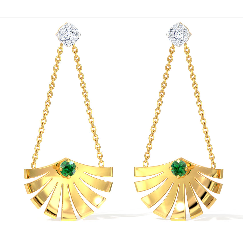 Sway Crown Drop Earrings