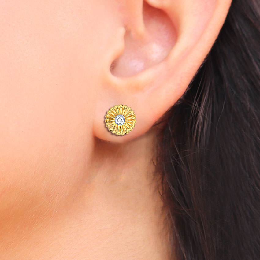 Ananya Circlet Diamond Stud Earrings