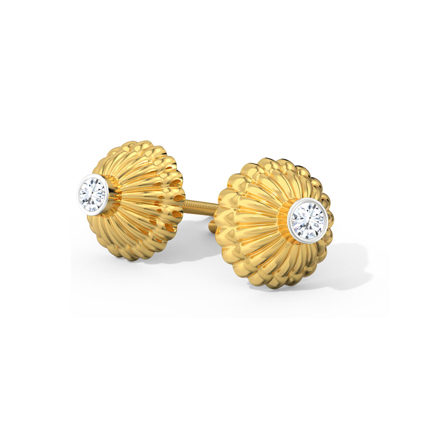 Ananya Circlet Diamond Stud Earrings