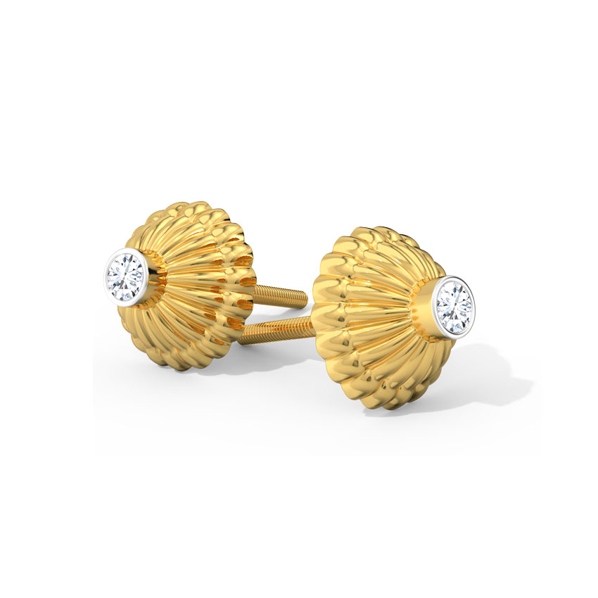 Ananya Circlet Diamond Stud Earrings