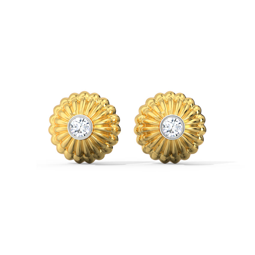 Ananya Circlet Diamond Stud Earrings