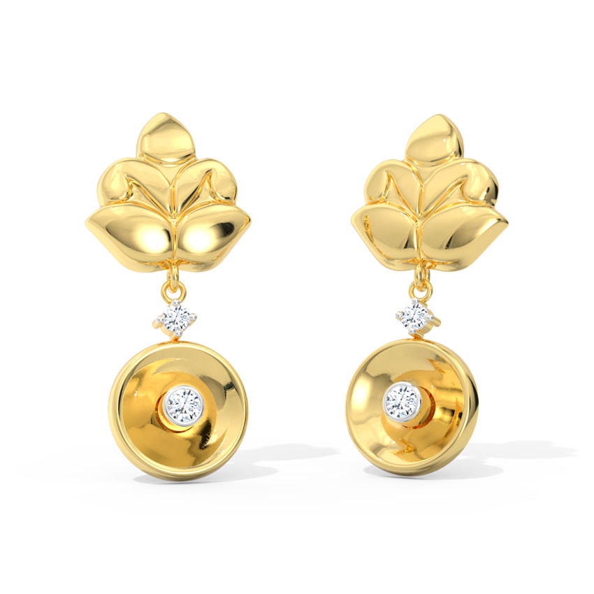 Anika Petals Diamond Drop Earrings Anika Petals Diamond Drop Earrings