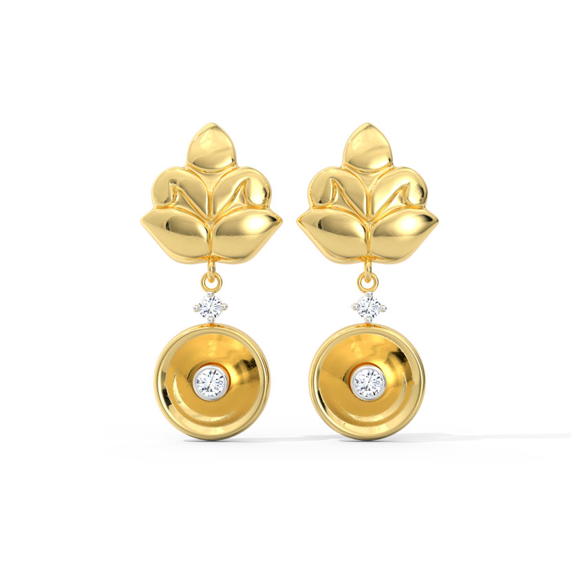 Anika Petals Diamond Drop Earrings Anika Petals Diamond Drop Earrings