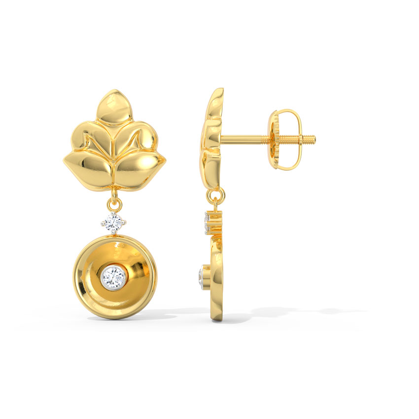 Anika Petals Diamond Drop Earrings Anika Petals Diamond Drop Earrings