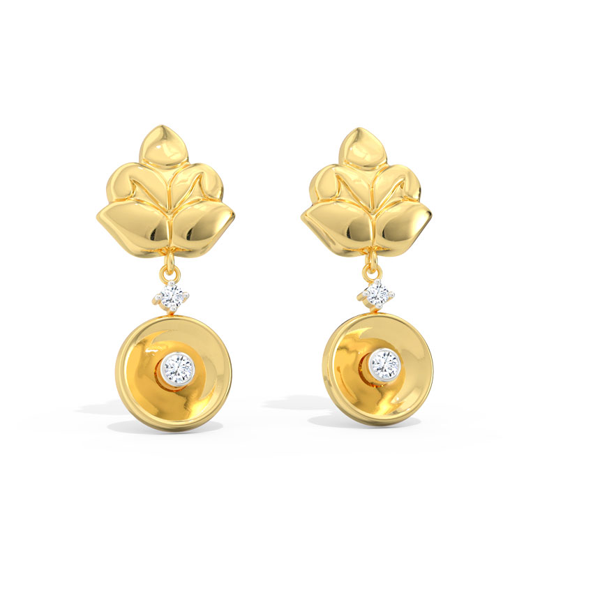 Anika Petals Diamond Drop Earrings Anika Petals Diamond Drop Earrings