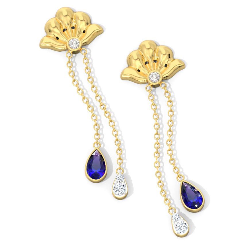 Mishka Bloom Gemstone Drop Earrings