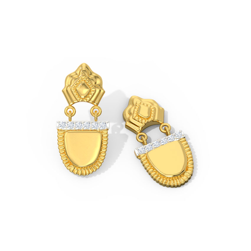 Aditi Ornate Diamond Drop Earrings Aditi Ornate Diamond Drop Earrings