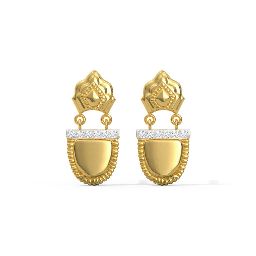 Aditi Ornate Diamond Drop Earrings Aditi Ornate Diamond Drop Earrings
