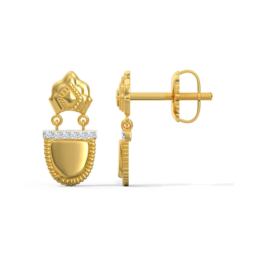 Aditi Ornate Diamond Drop Earrings Aditi Ornate Diamond Drop Earrings
