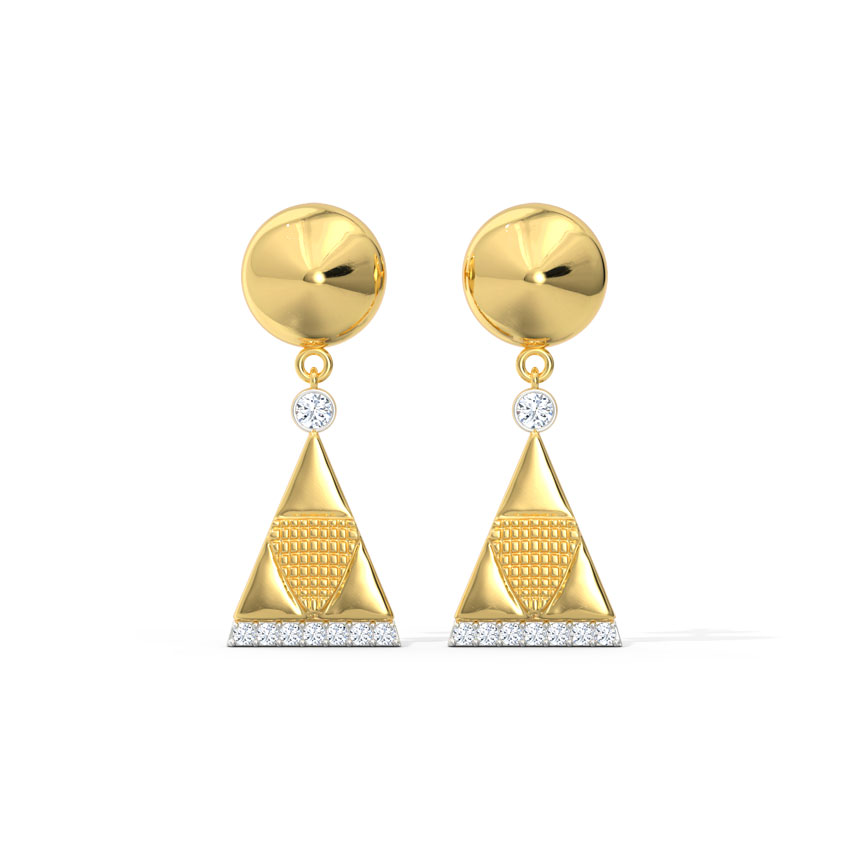 Anvi Aztec Diamond Drop Earrings