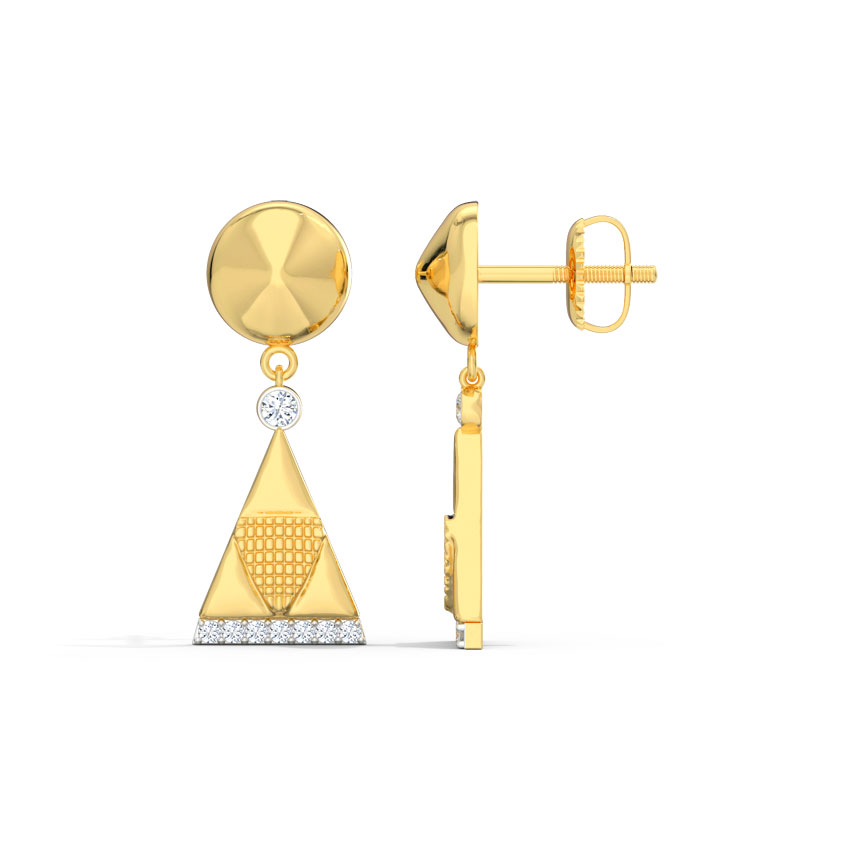 Anvi Aztec Diamond Drop Earrings