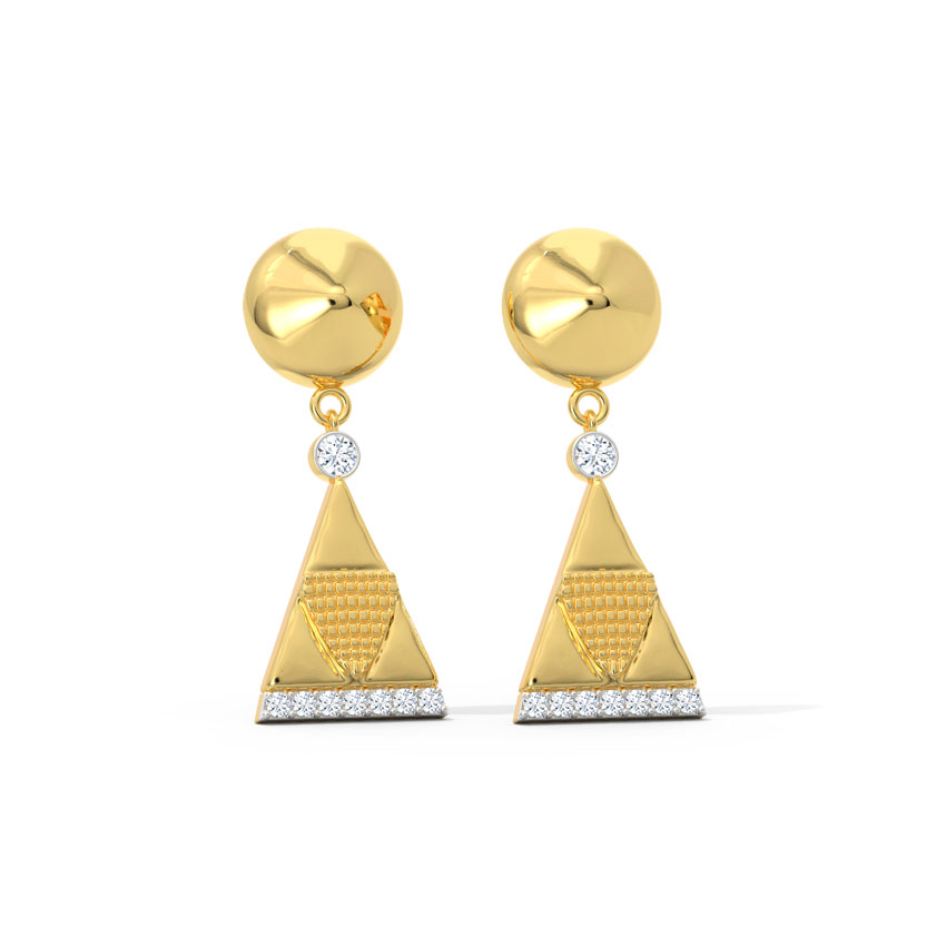Anvi Aztec Diamond Drop Earrings