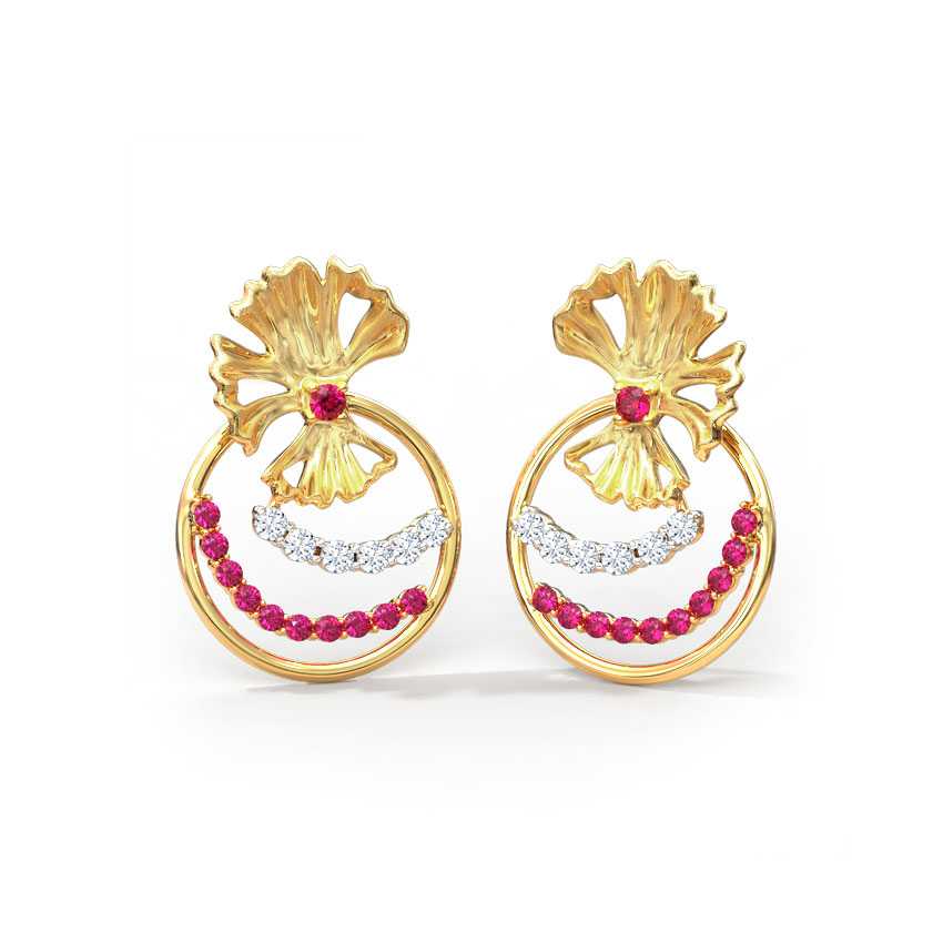 Captivating Ginkgo Stud Earrings