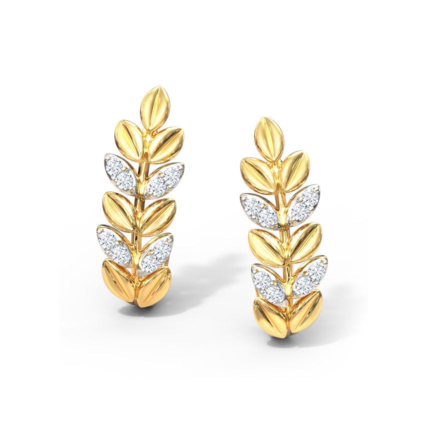 Sway Fern Stud Earrings