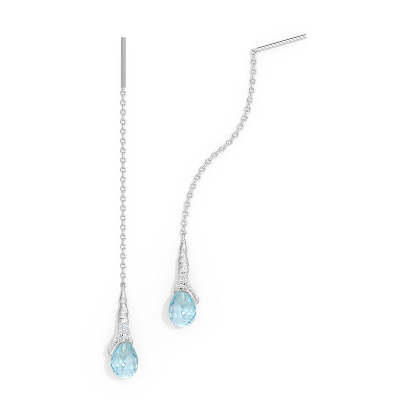 Intricate Dewdrops Gemstone Sui Dhaga Intricate Dewdrops Gemstone Sui Dhaga