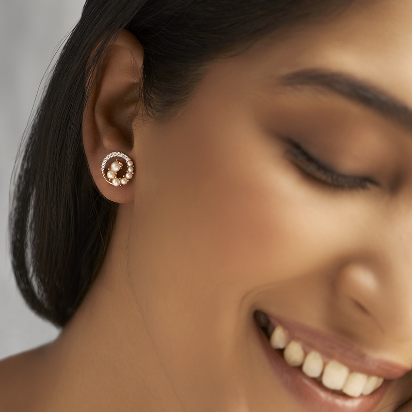 Ballone Pearl Stud Earrings Ballone Pearl Stud Earrings