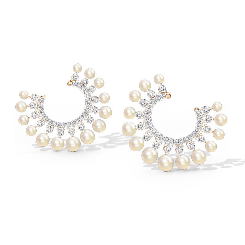 Allegro Pearl Hoop Earrings