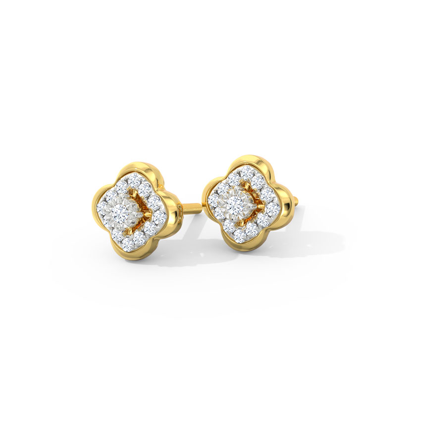 Bloom Miracle Plate Stud Earrings