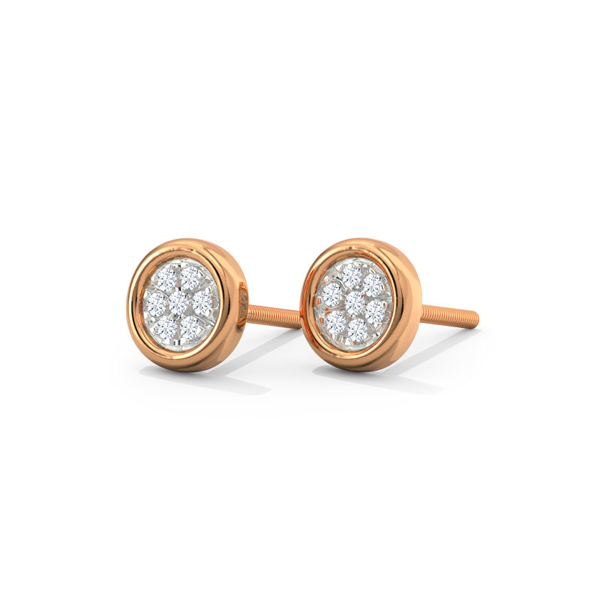 Petite Clump Stud Earrings