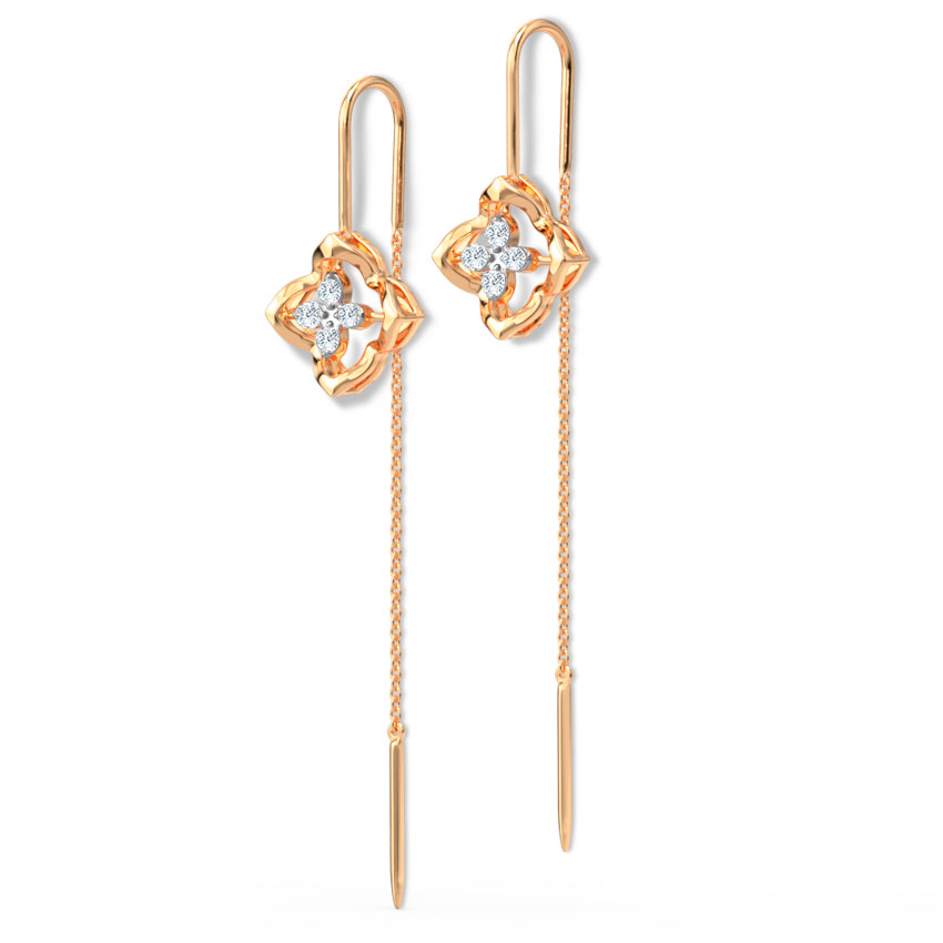 Vinca Diamond Sui Dhaga Earrings
