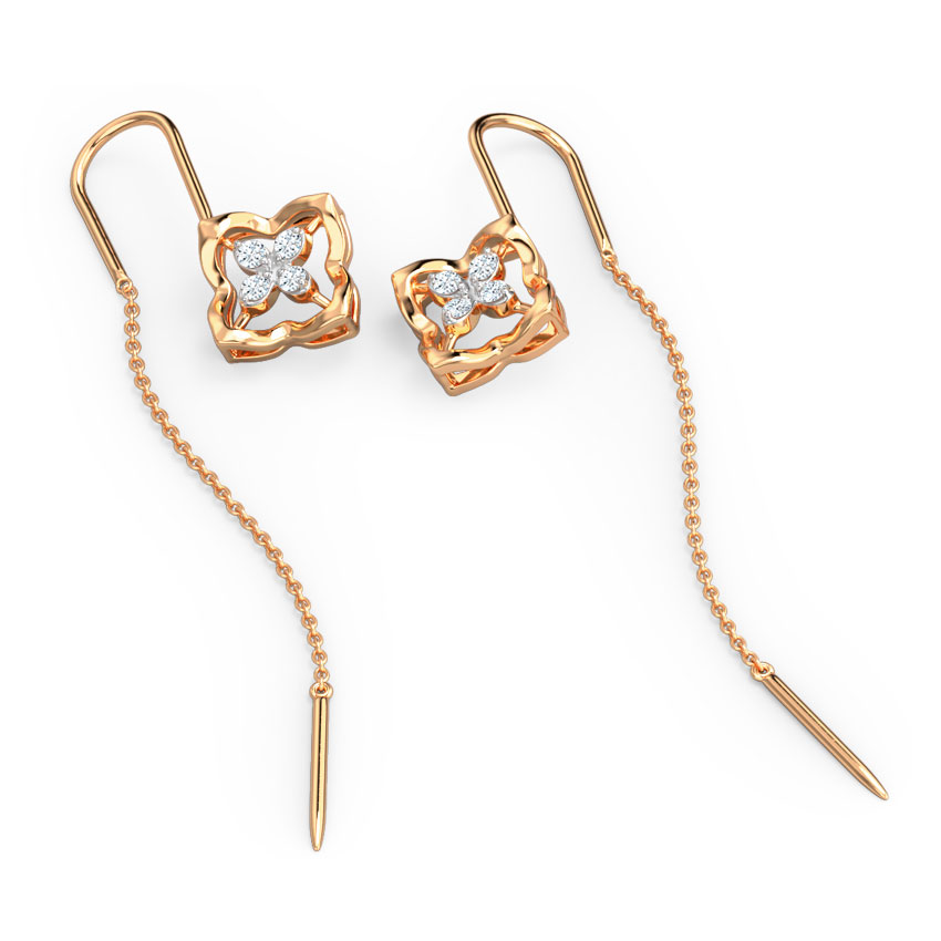 Vinca Diamond Sui Dhaga Earrings
