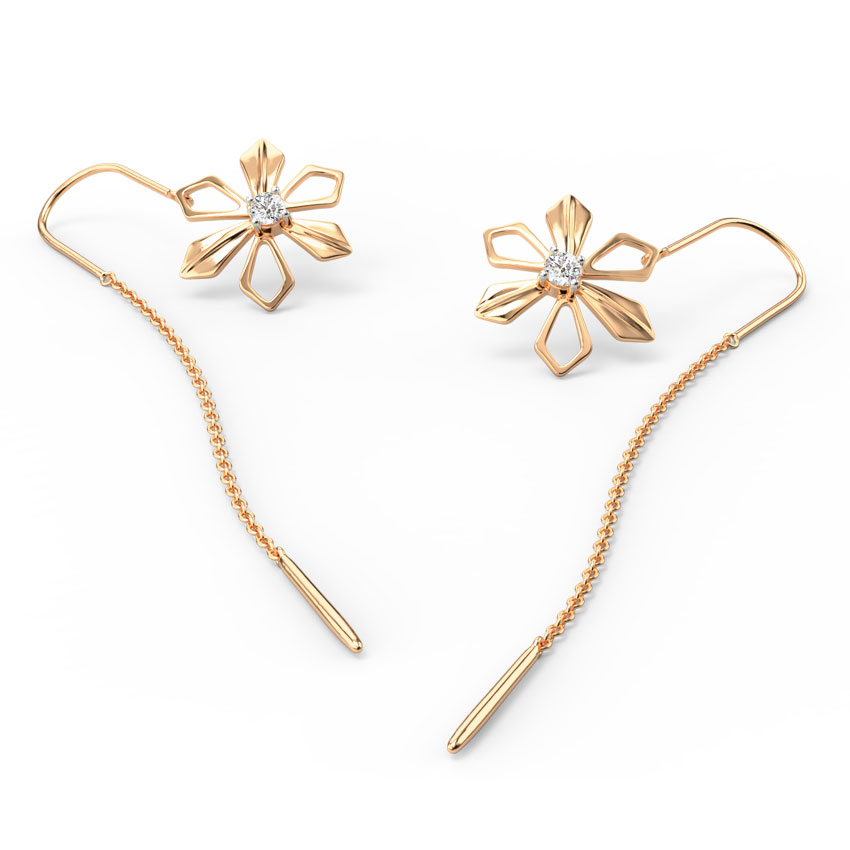 Periwinkle Diamond Sui Dhaga Earrings Periwinkle Diamond Sui Dhaga Earrings