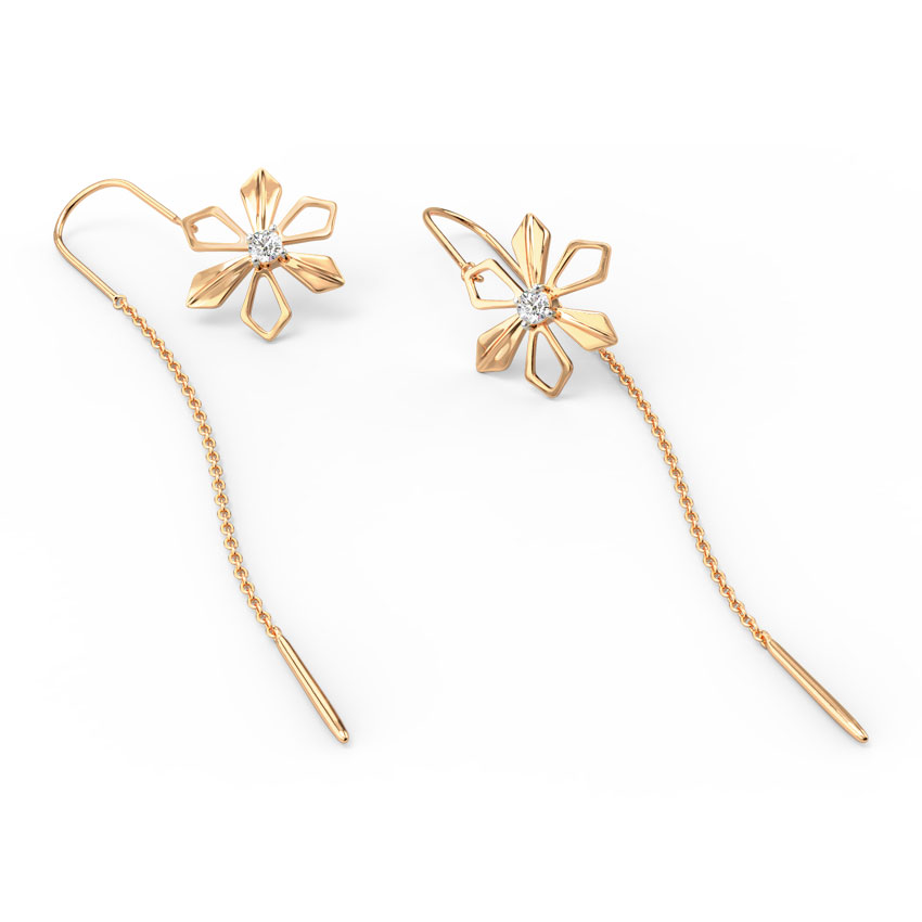 Periwinkle Diamond Sui Dhaga Earrings Periwinkle Diamond Sui Dhaga Earrings
