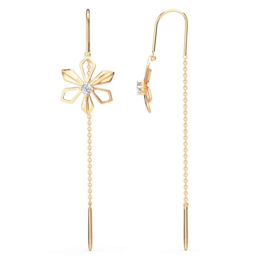 Periwinkle Diamond Sui Dhaga Earrings Periwinkle Diamond Sui Dhaga Earrings