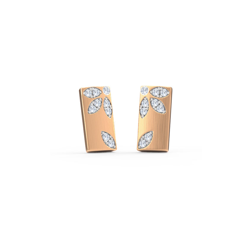 Leaves Fresco Stud Earrings