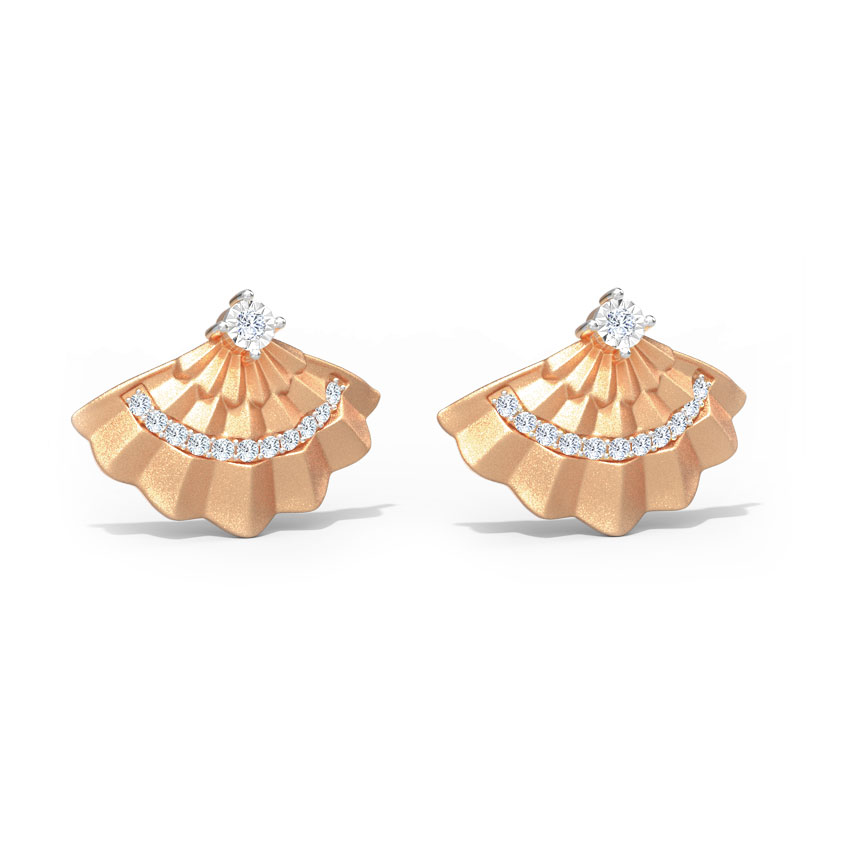 Dazzle Flare Stud Earrings