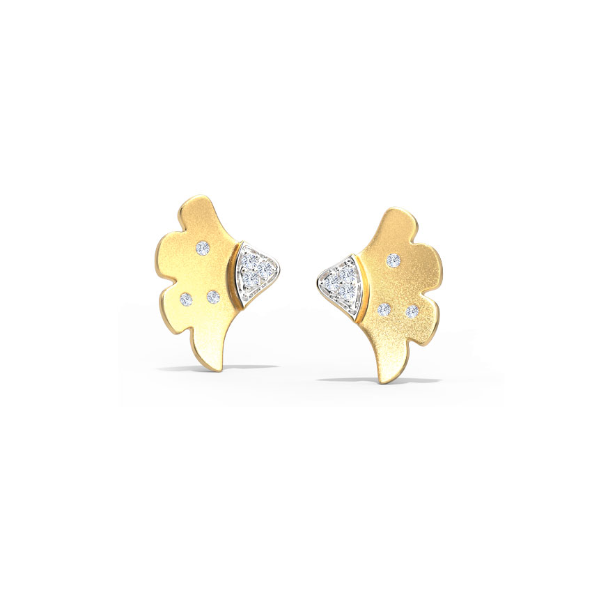 Sway Arch Stud Earrings