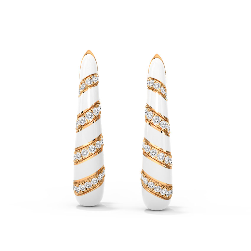 Ivy Diamond Hoop Earrings Ivy Diamond Hoop Earrings