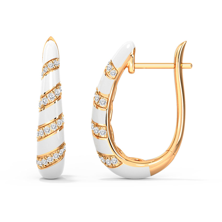 Ivy Diamond Hoop Earrings Ivy Diamond Hoop Earrings